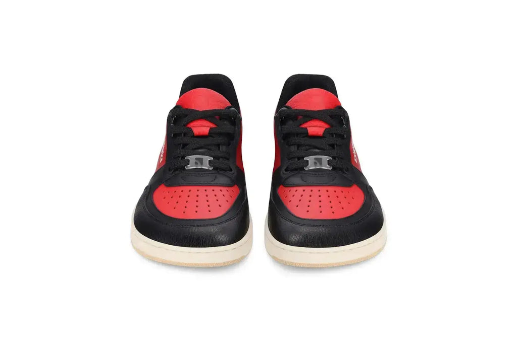 Barebarics - Wave Black & Red - Zapatillas barefoot unisex negro y rojo