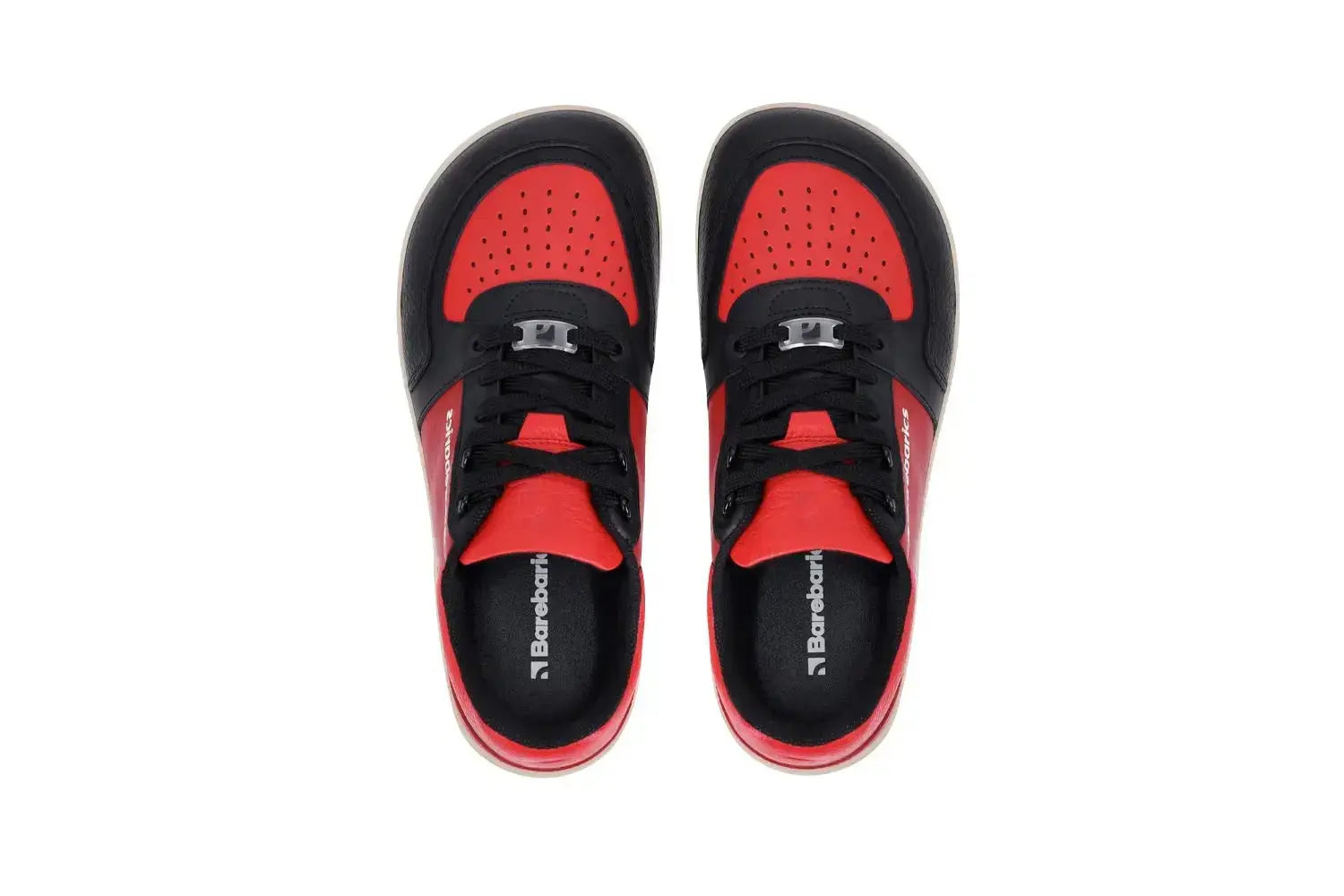 Barebarics - Wave Black & Red - Zapatillas barefoot unisex negro y rojo