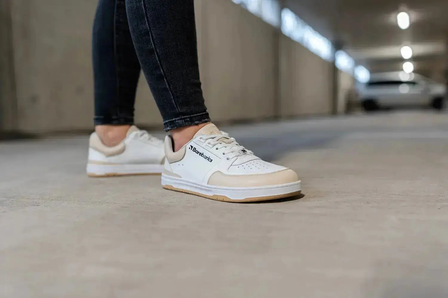 Barebarics - Wave White & Beige - Zapatillas barefoot unisex blanco