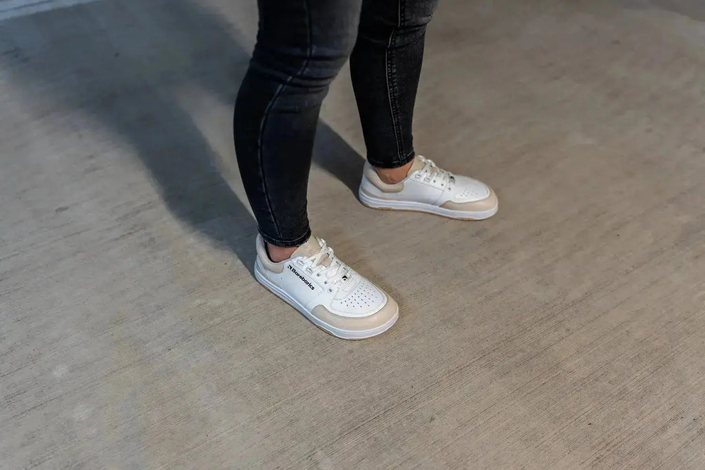 Barebarics - Wave White & Beige - Zapatillas barefoot unisex blanco