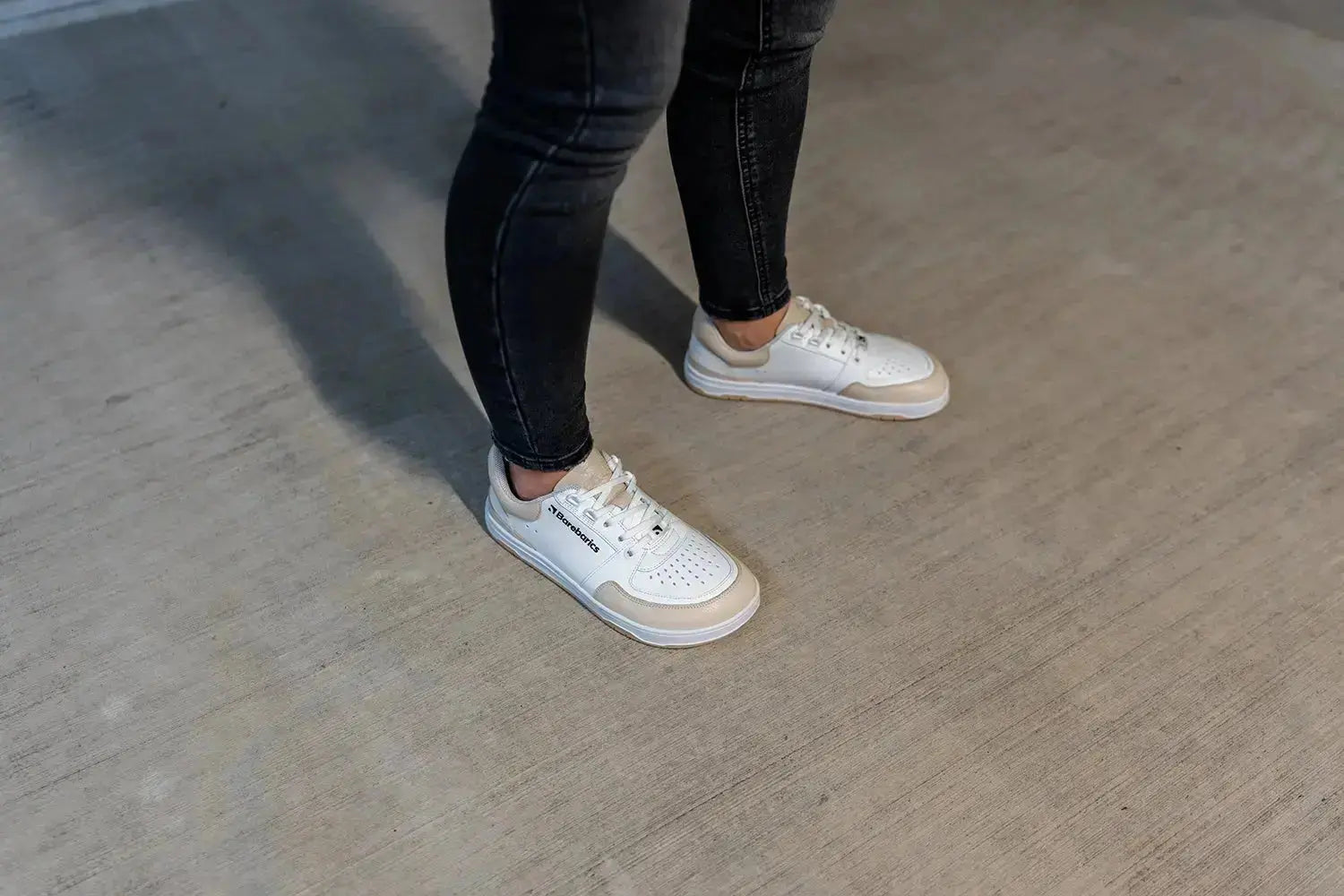 Barebarics - Wave White & Beige - Zapatillas barefoot unisex blanco