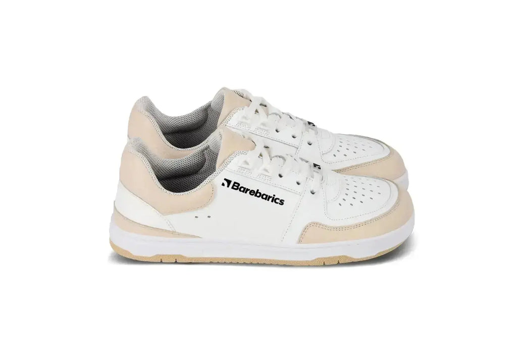 Barebarics - Wave White & Beige - Zapatillas barefoot unisex blanco