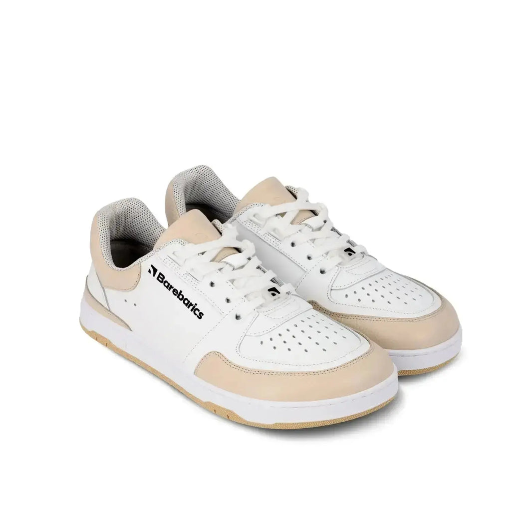 Barebarics - Wave White & Beige - Zapatillas barefoot unisex blanco