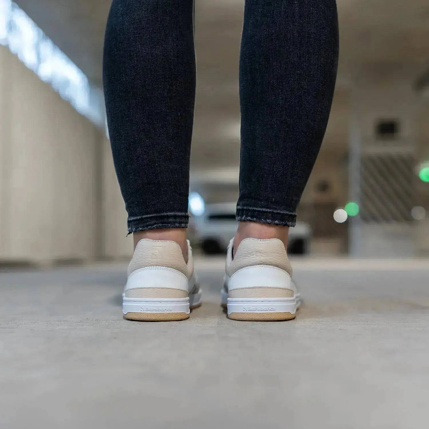 Barebarics - Wave White & Beige - Zapatillas barefoot unisex blanco