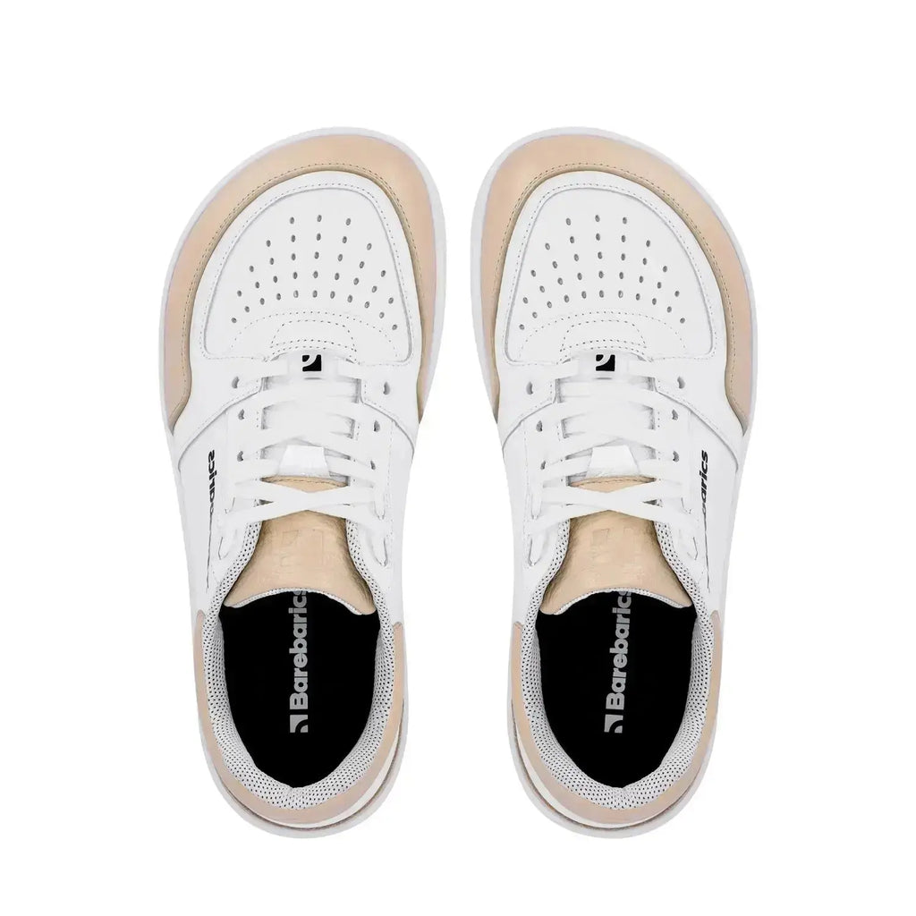 Barebarics - Wave White & Beige - Zapatillas barefoot unisex blanco