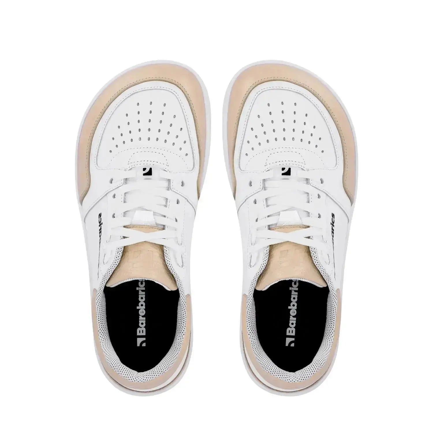 Barebarics - Wave White & Beige - Zapatillas barefoot unisex blanco