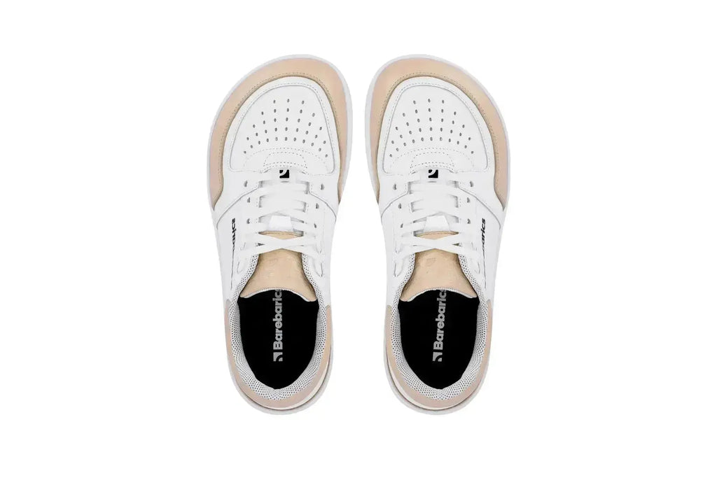 Barebarics - Wave White & Beige - Zapatillas barefoot unisex blanco