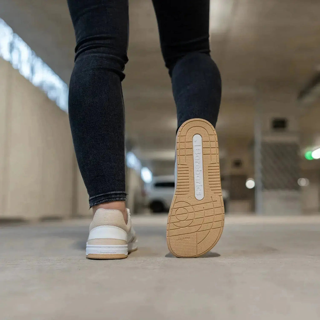 Barebarics - Wave White & Beige - Zapatillas barefoot unisex blanco