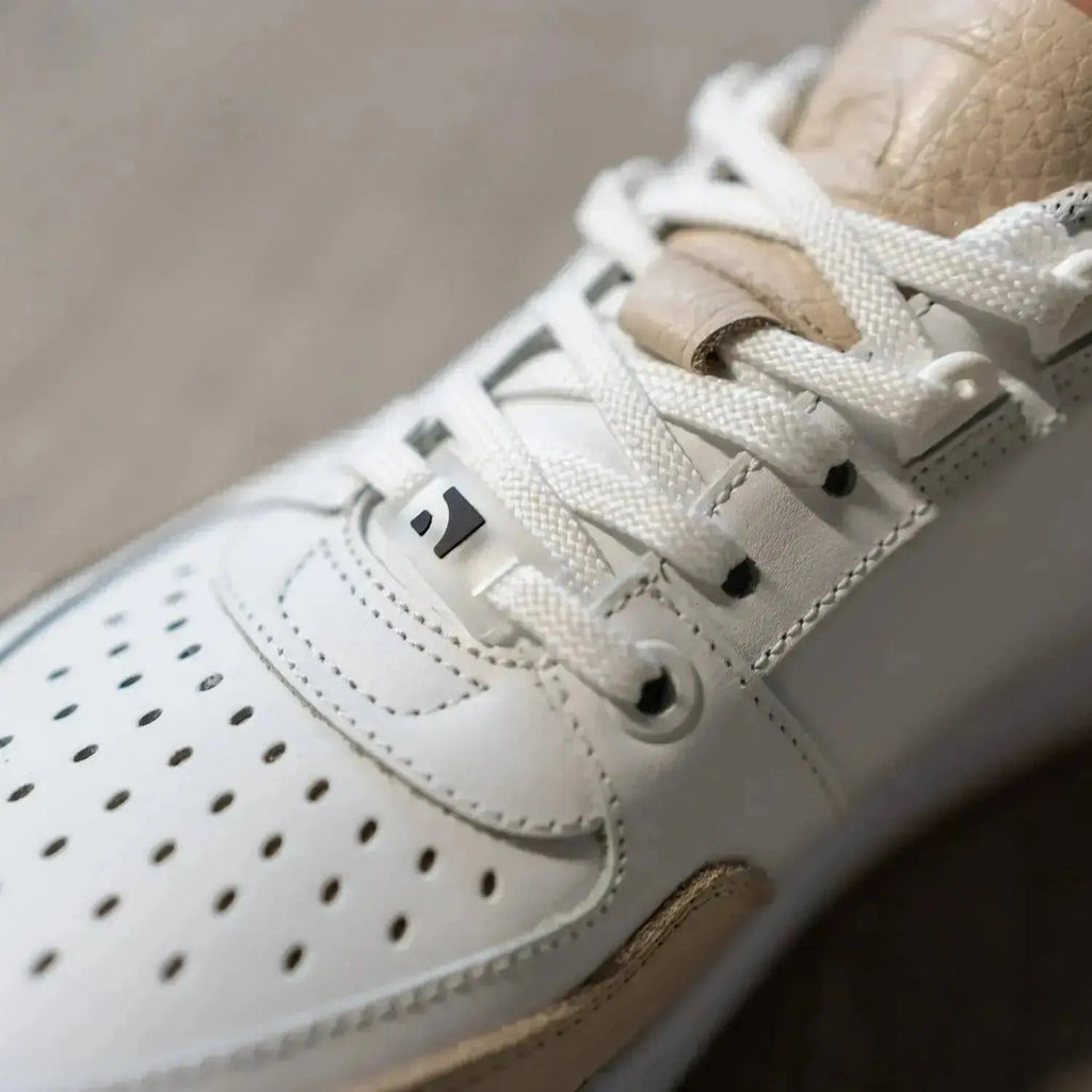 Barebarics - Wave White & Beige - Zapatillas barefoot unisex blanco