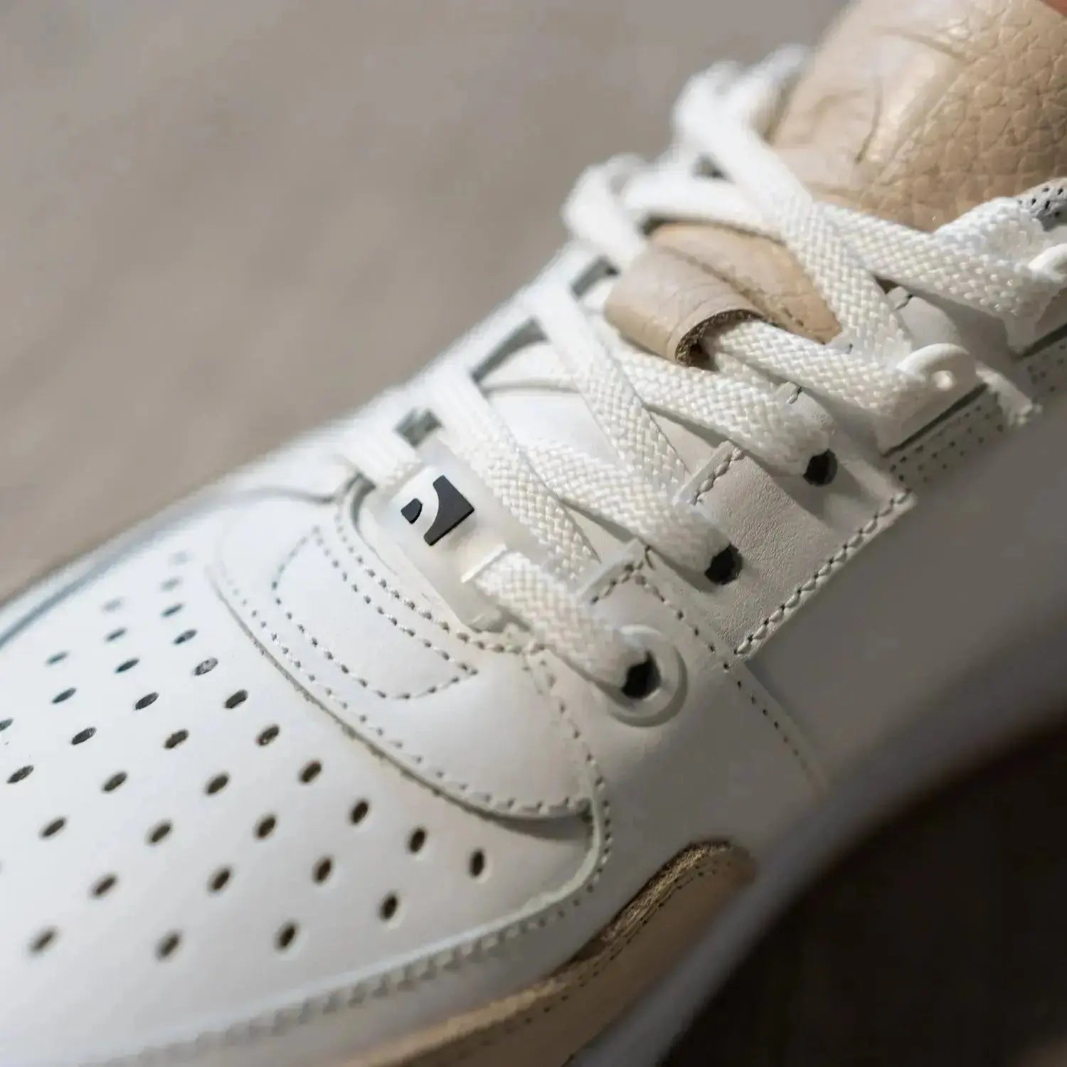 Barebarics - Wave White & Beige - Zapatillas barefoot unisex blanco