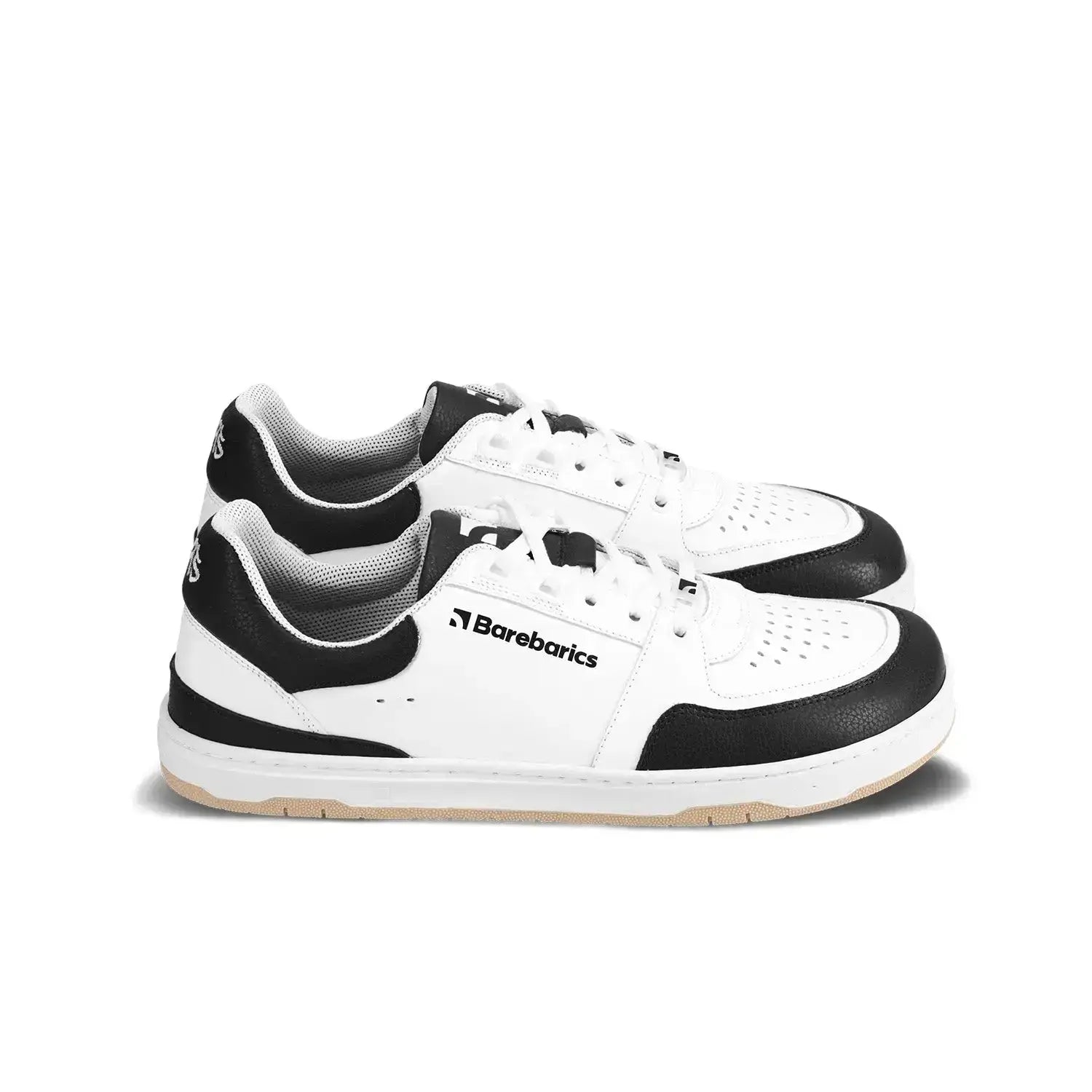 Barebarics - Wave White & Black - Zapatillas barefoot unisex blanco y negro