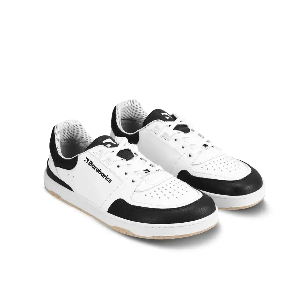 Barebarics - Wave White & Black - Zapatillas barefoot unisex blanco y negro
