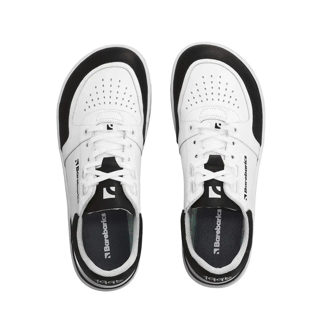 Barebarics - Wave White & Black - Zapatillas barefoot unisex blanco y negro