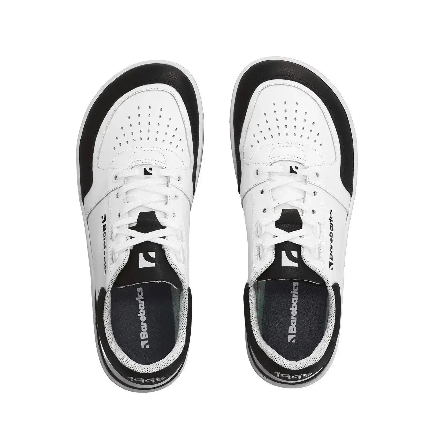 Barebarics - Wave White & Black - Zapatillas barefoot unisex blanco y negro