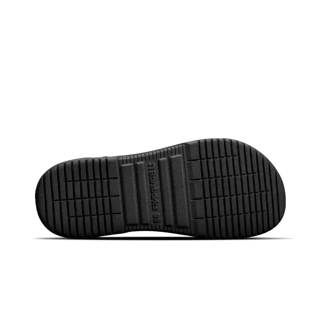 Barebarics - Zing All Black Denim - Zapatillas barefoot unisex negras de tela vaquera