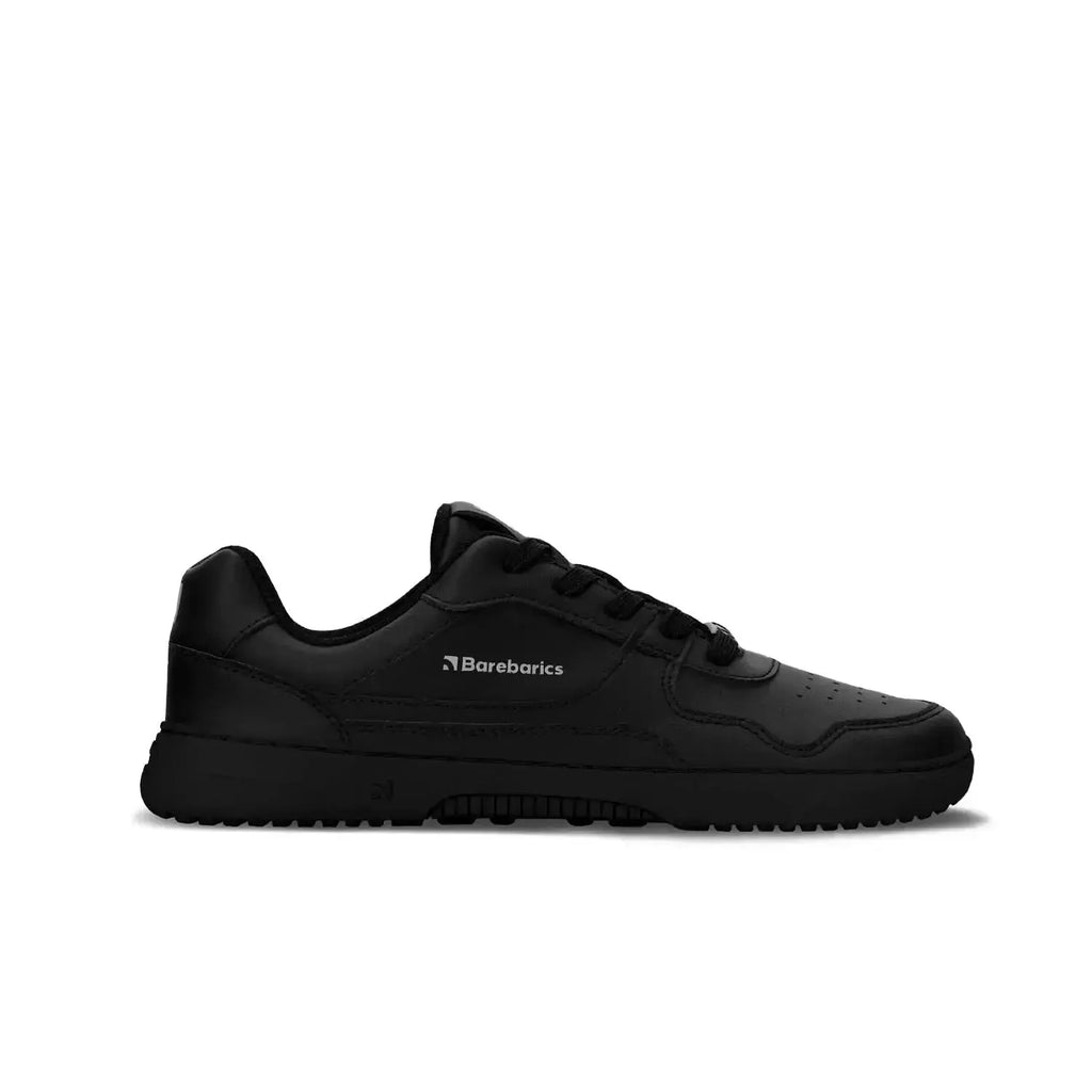 Barebarics - Zing All Black Leather - Zapatillas barefoot unisex negras