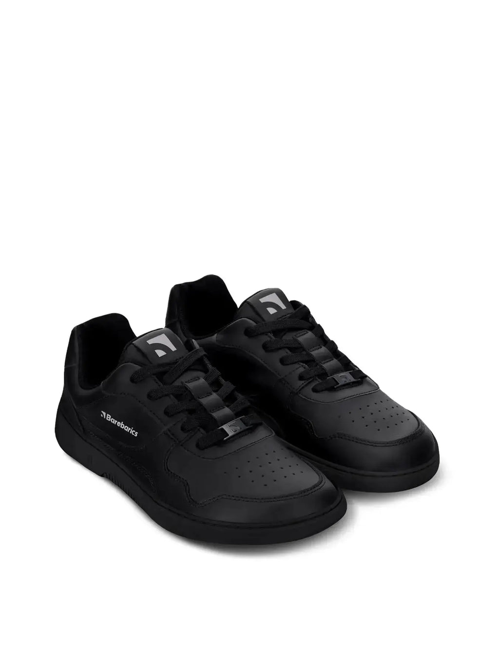 Barebarics - Zing All Black Leather - Zapatillas barefoot unisex negras