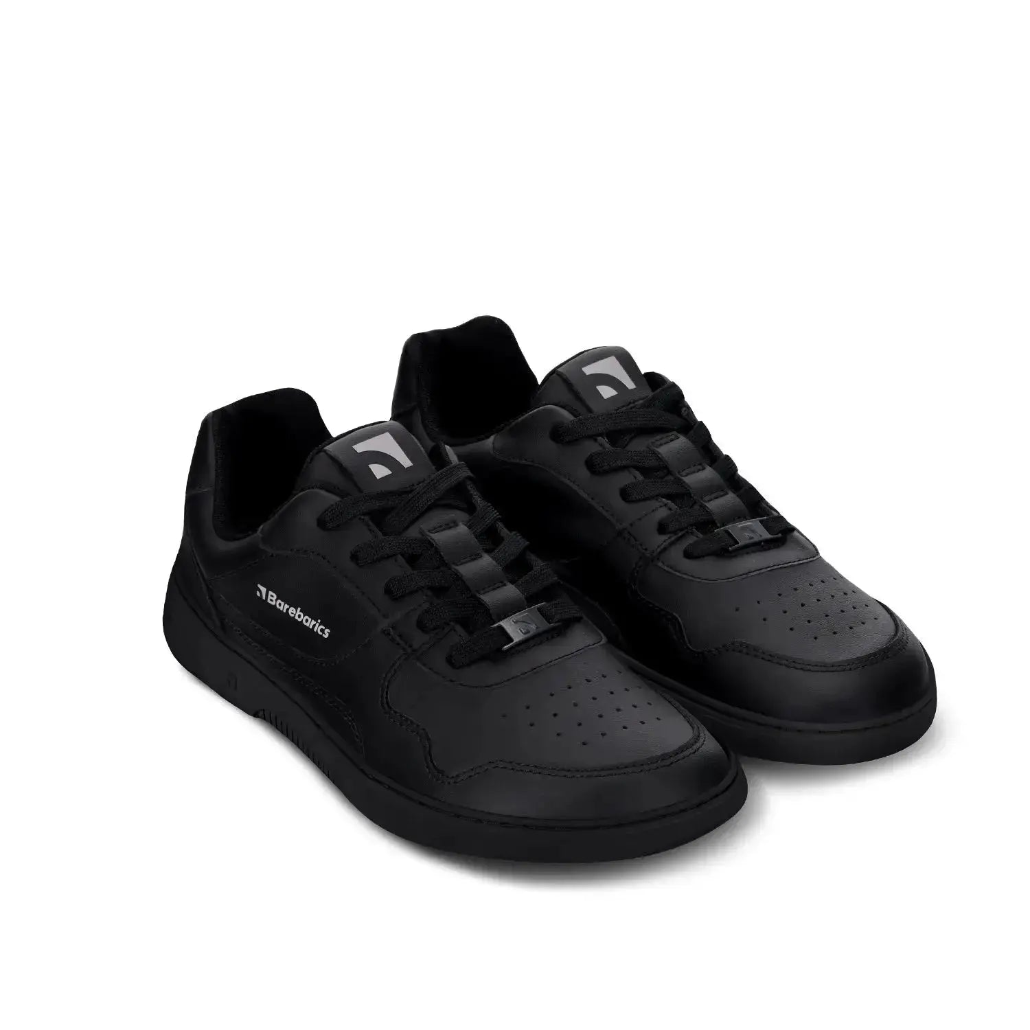 Barebarics - Zing All Black Leather - Zapatillas barefoot unisex negras