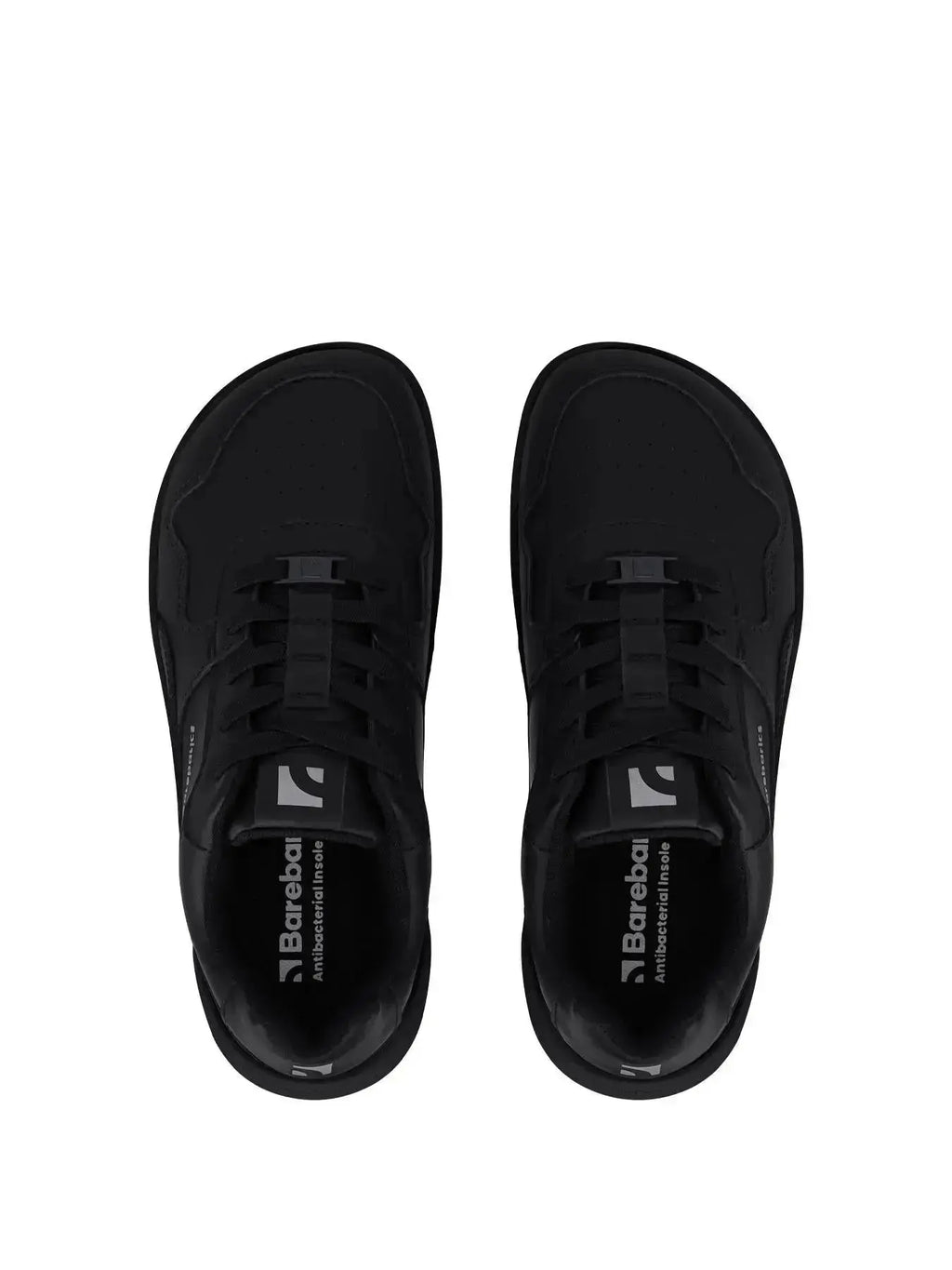 Barebarics - Zing All Black Leather - Zapatillas barefoot unisex negras