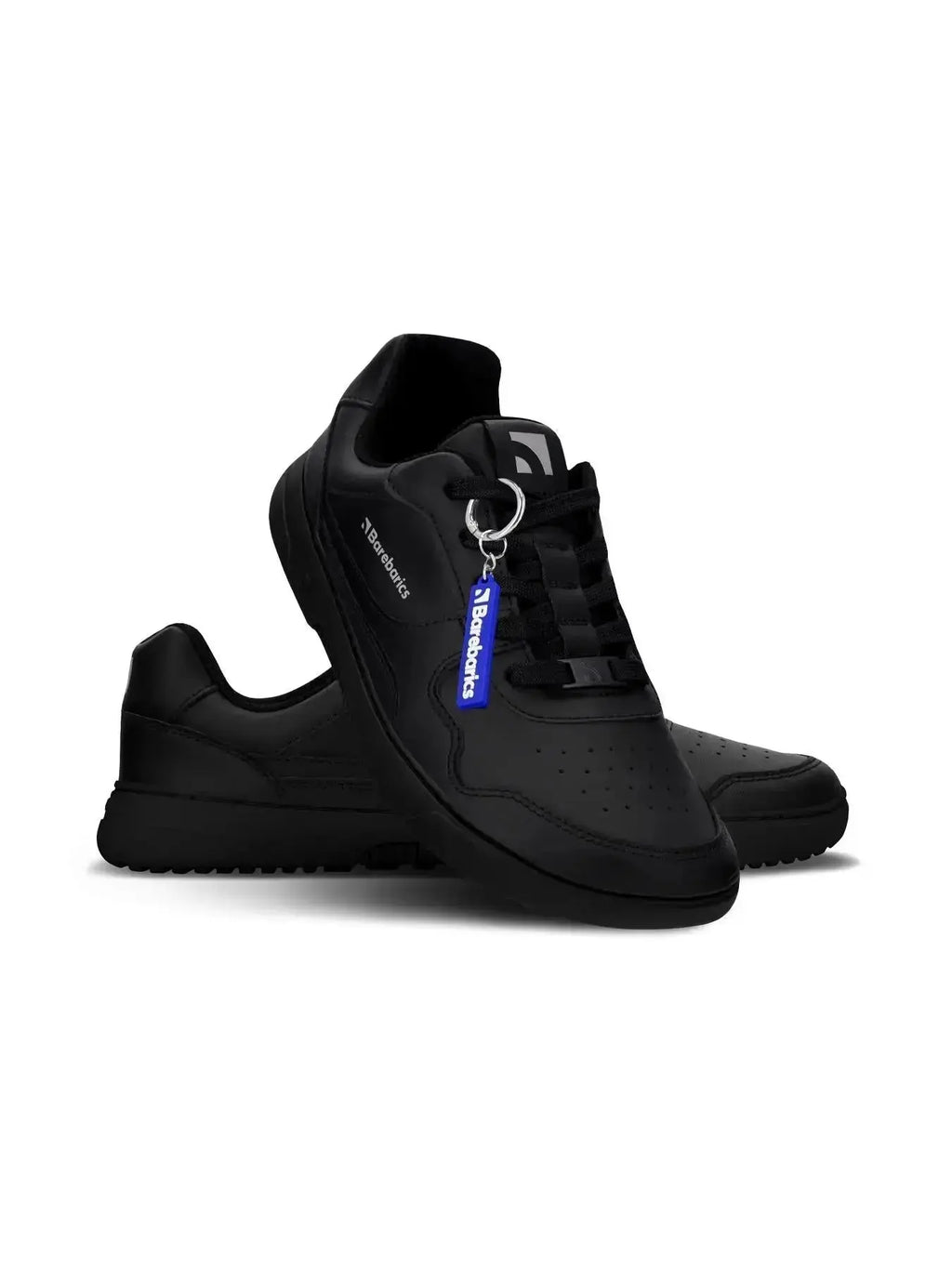 Barebarics - Zing All Black Leather - Zapatillas barefoot unisex negras