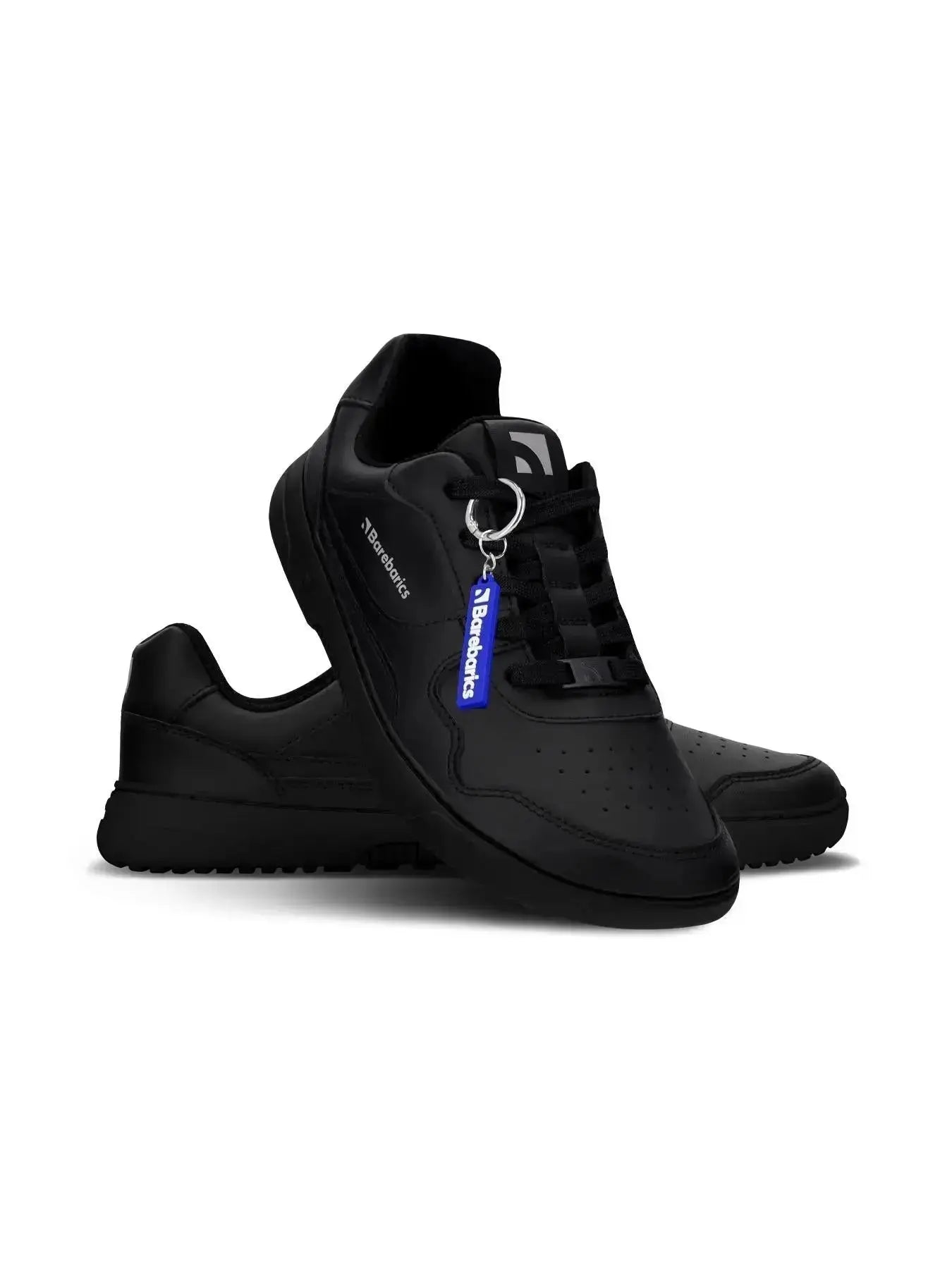 Barebarics - Zing All Black Leather - Zapatillas barefoot unisex negras