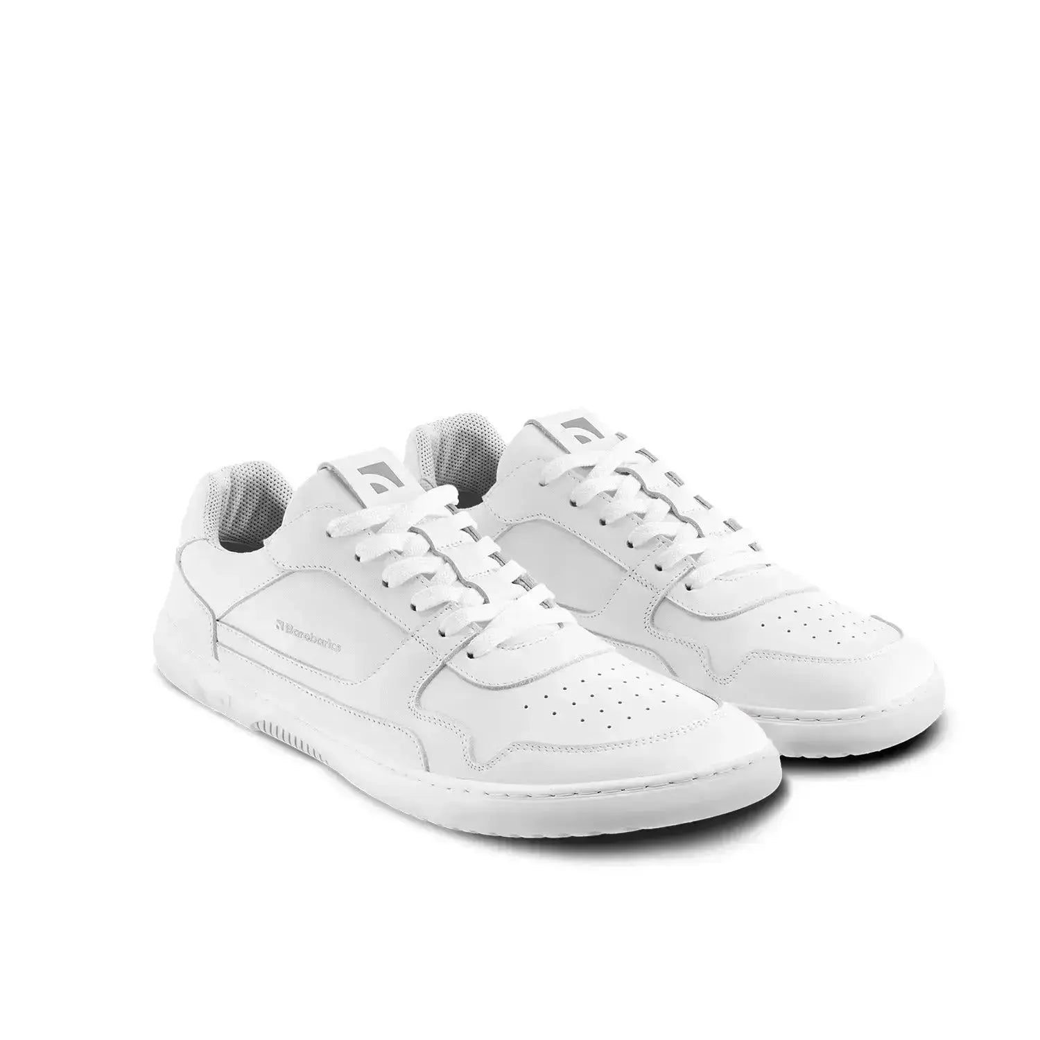 Barebarics - Zing All White Leather - Zapatillas barefoot unisex blancas