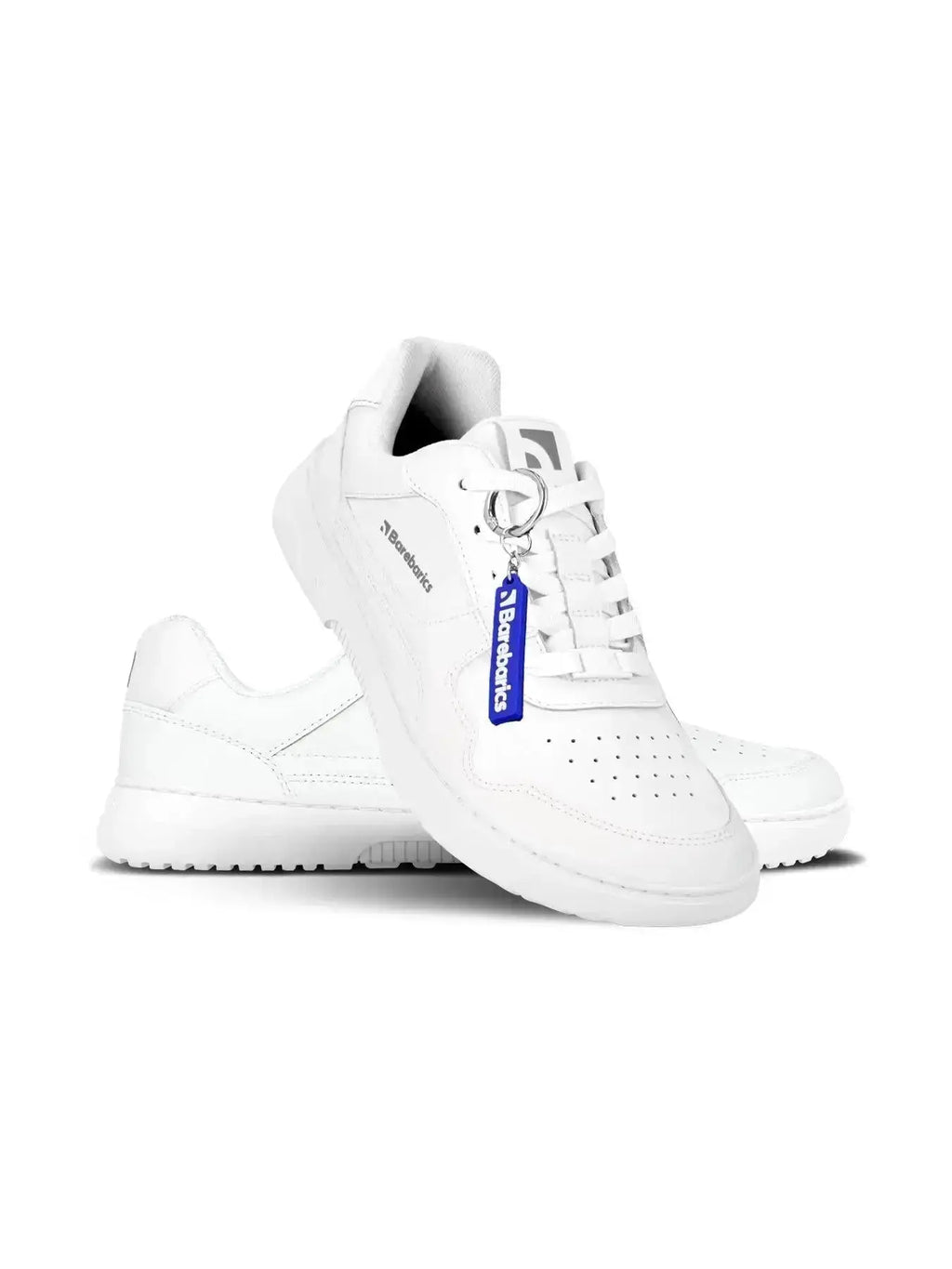 Barebarics - Zing All White Leather - Zapatillas barefoot unisex blancas