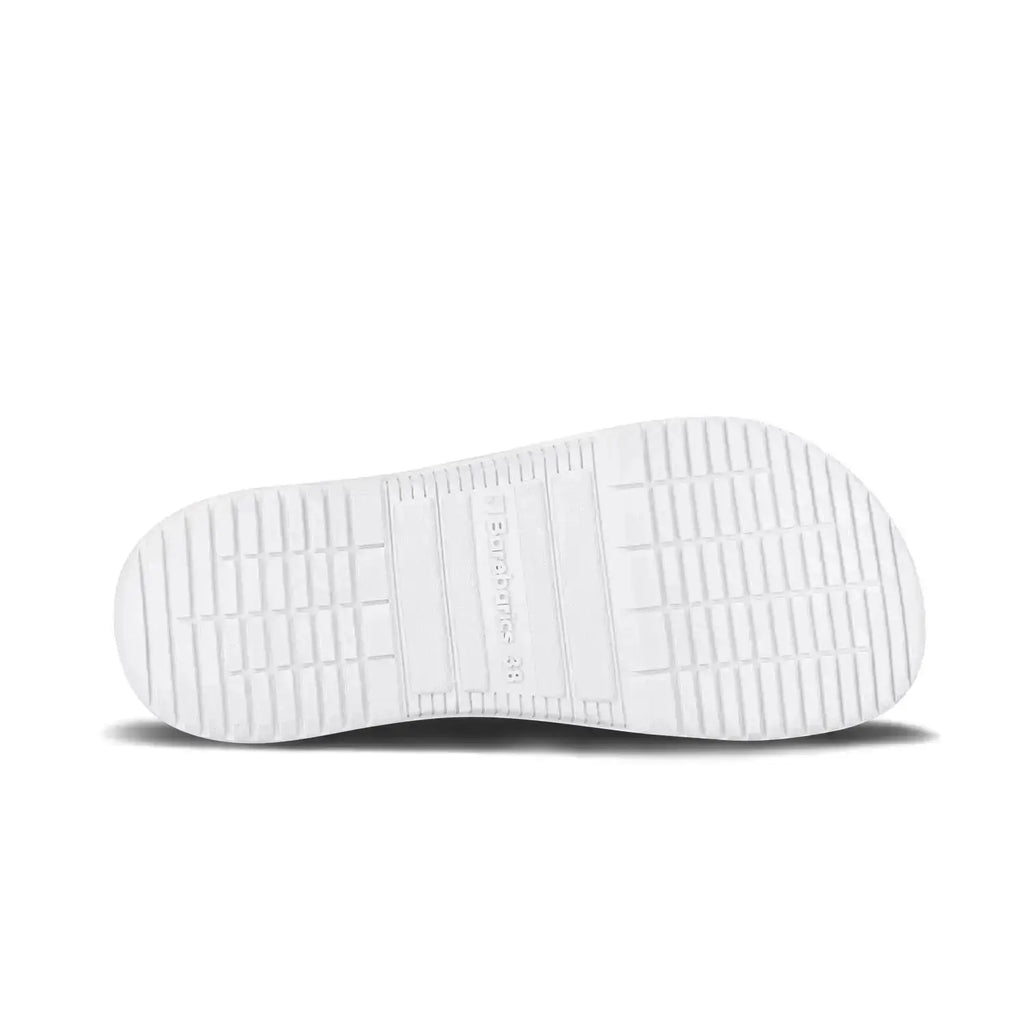 Barebarics - Zing Black & White Leather - Zapatillas barefoot unisex negras