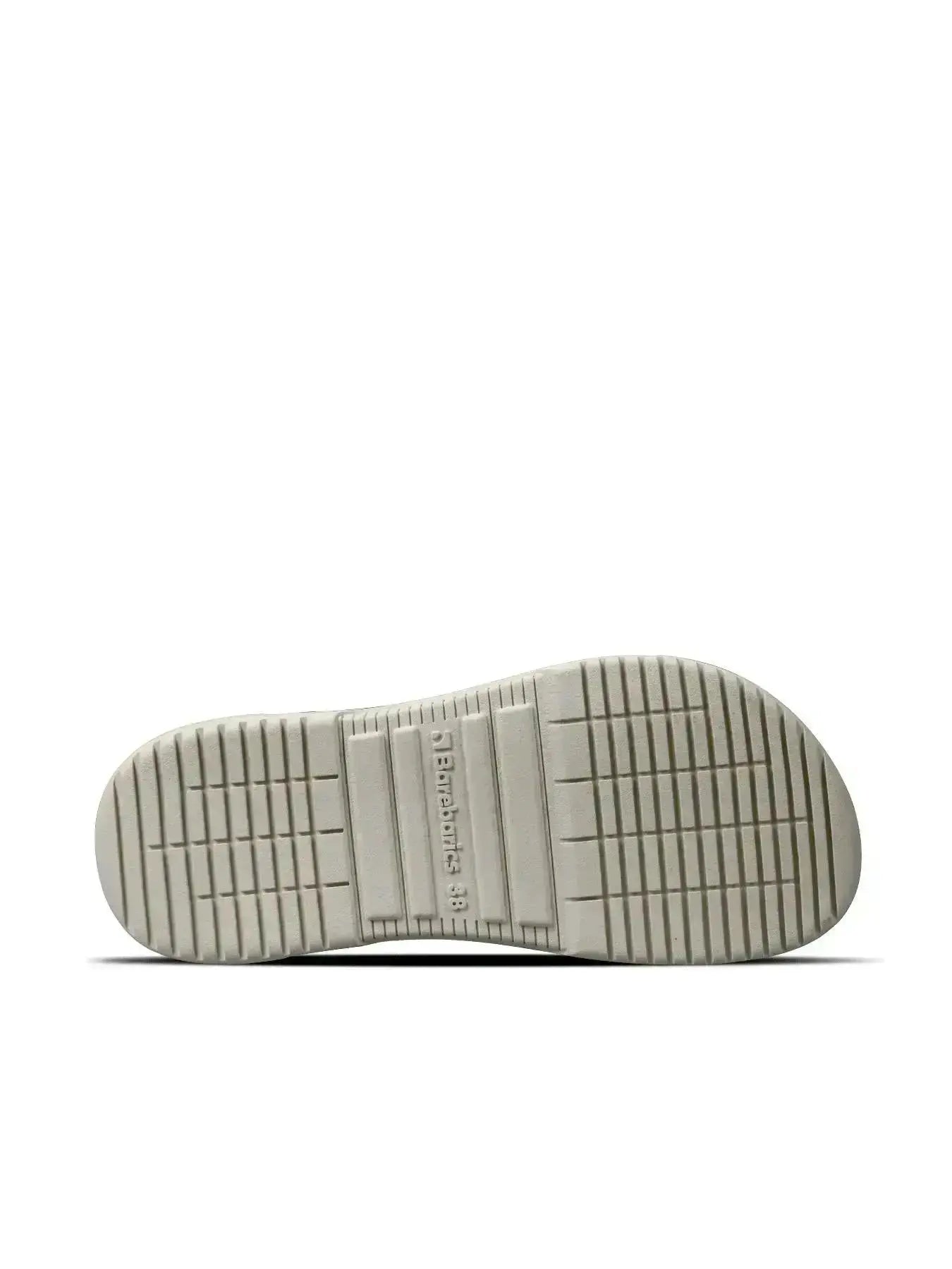 Barebarics - Zing Cream White Denim - Zapatillas barefoot unisex beige de tela vaquera