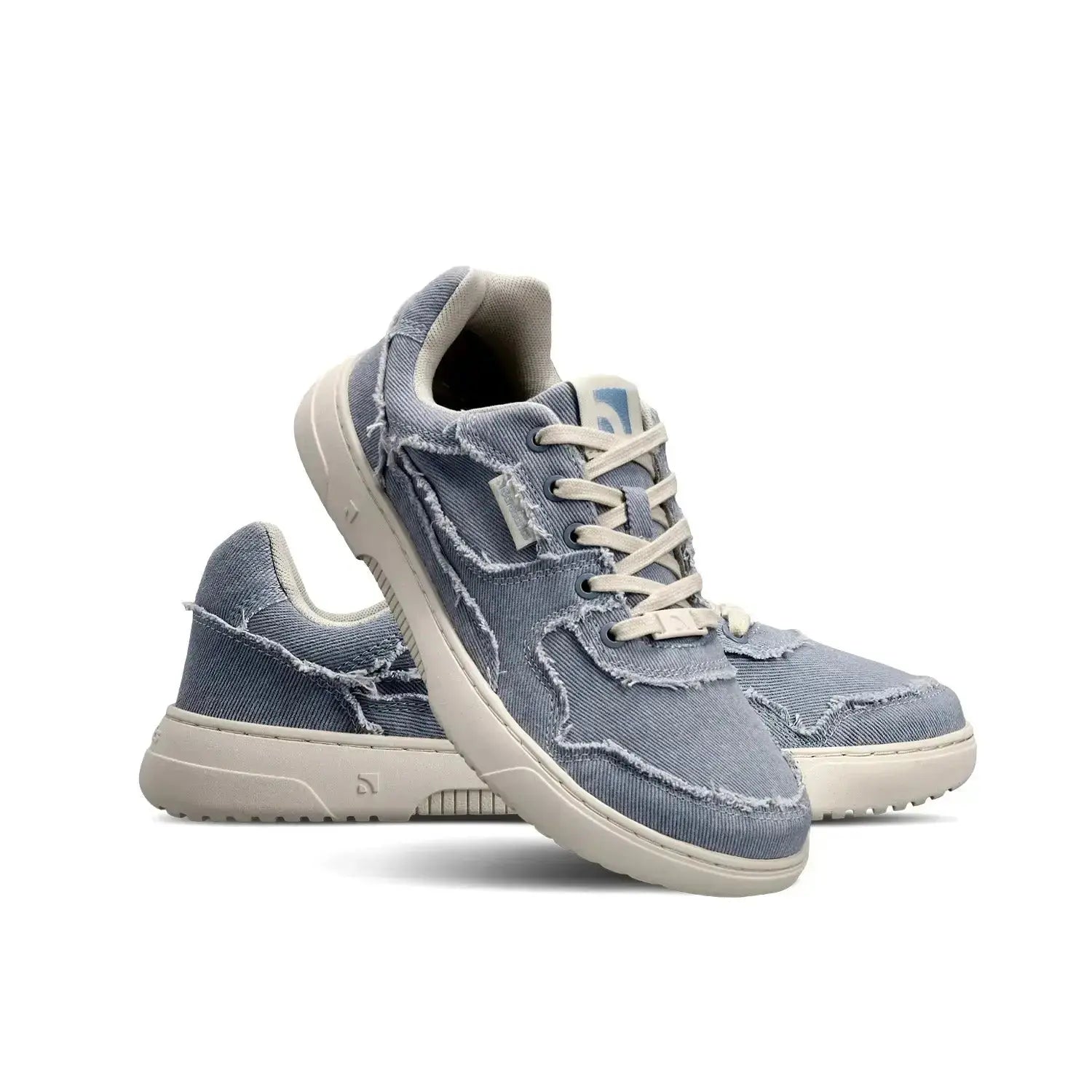 Barebarics - Zing Denim Light Blue - Baskets barefoot unisexes en denim bleu