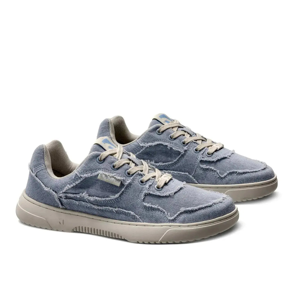 Barebarics - Zing Denim Light Blue - Zapatillas barefoot unisex azules de tela vaquera