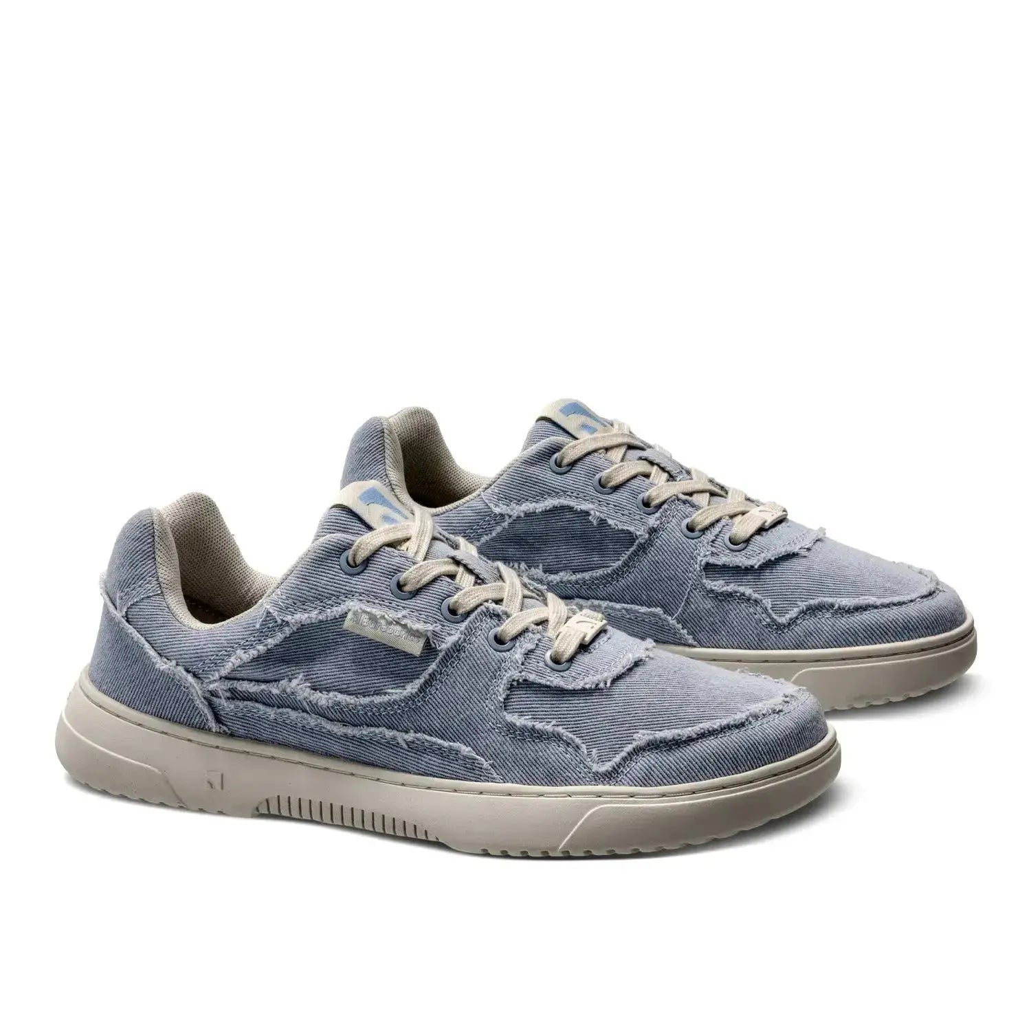 Barebarics - Zing Denim Light Blue - Zapatillas barefoot unisex azules de tela vaquera