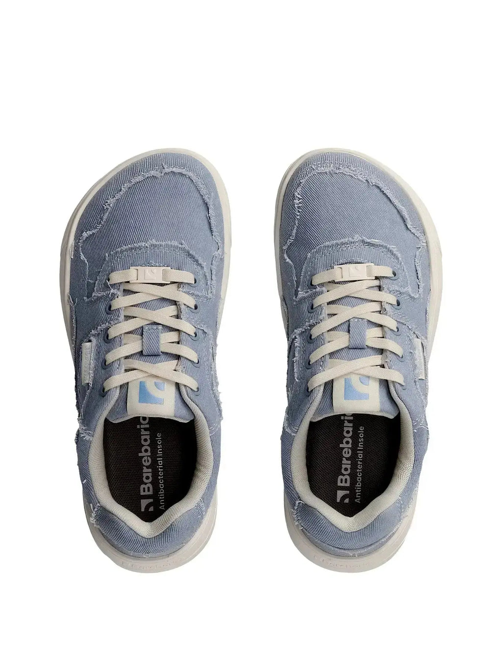 Barebarics - Zing Denim Light Blue - Zapatillas barefoot unisex azules de tela vaquera