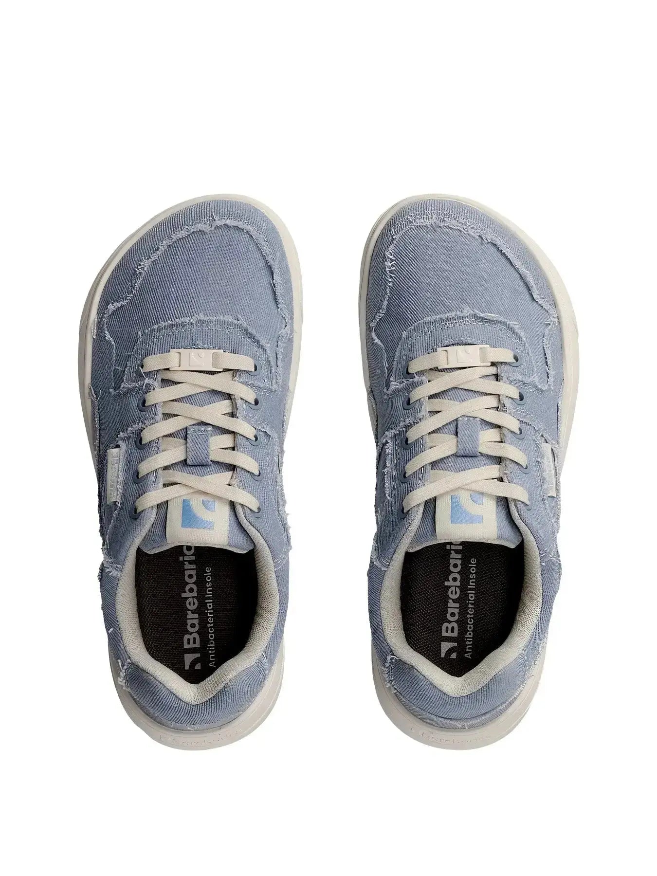 Barebarics - Zing Denim Light Blue - Zapatillas barefoot unisex azules de tela vaquera