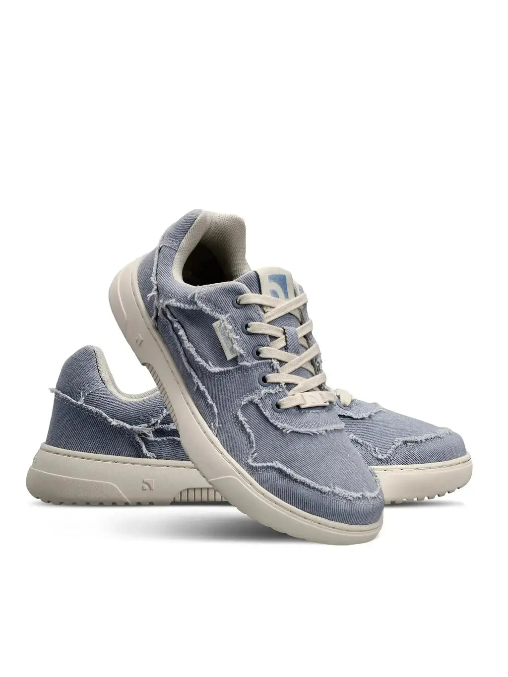 Barebarics - Zing Denim Light Blue - Zapatillas barefoot unisex azules de tela vaquera