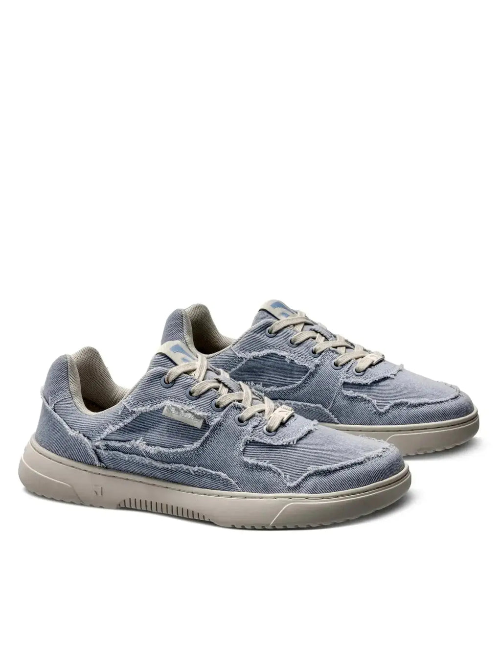 Barebarics - Zing Denim Light Blue - Zapatillas barefoot unisex azules de tela vaquera