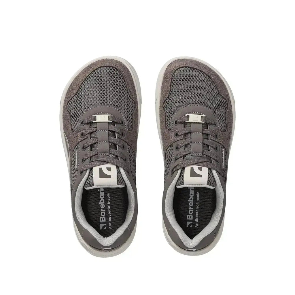 Barebarics - Zing Fresh Dark Grey - Zapatillas barefoot frescas unisex gris oscuro