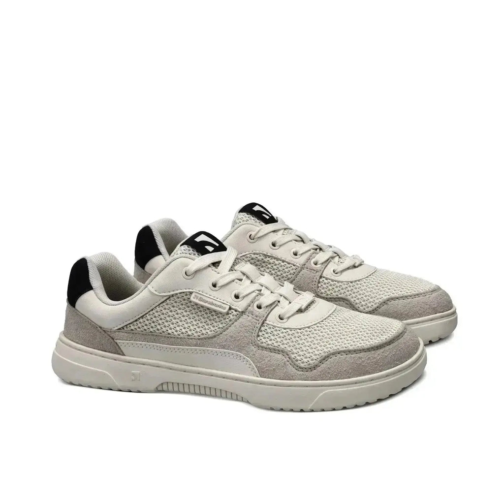 Barebarics - Zing Fresh White & Beige – Zapatillas barefoot frescas unisex blancas