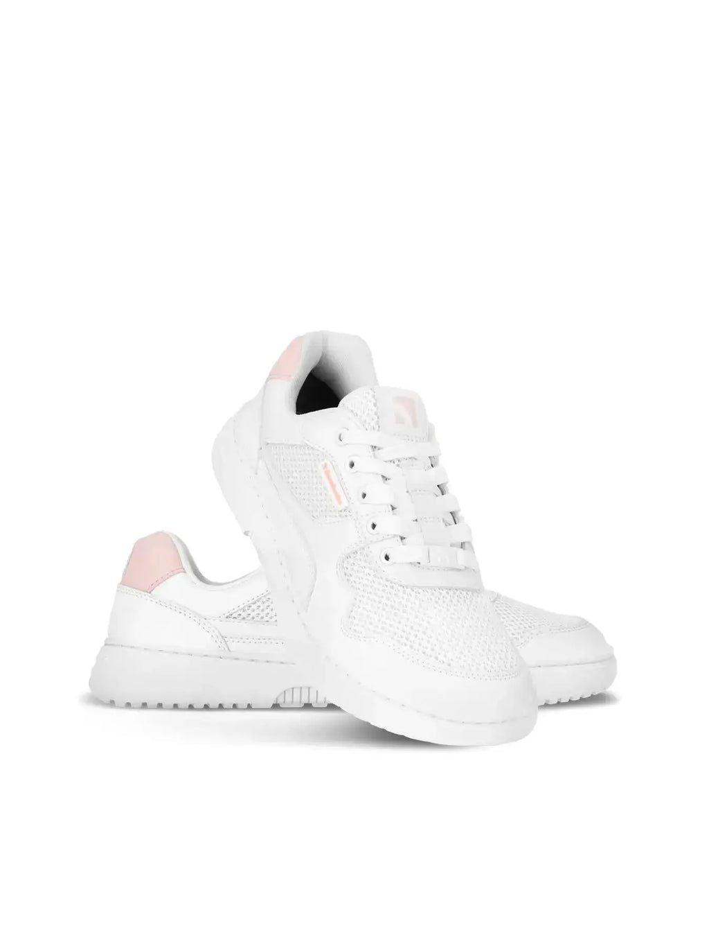 Barebarics - Zing Fresh White & Coral Pink - Zapatillas barefoot frescas unisex rosas