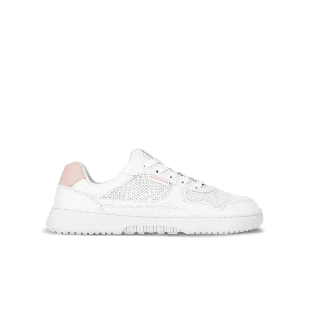 Barebarics - Zing Fresh White & Coral Pink - Zapatillas barefoot frescas unisex rosas