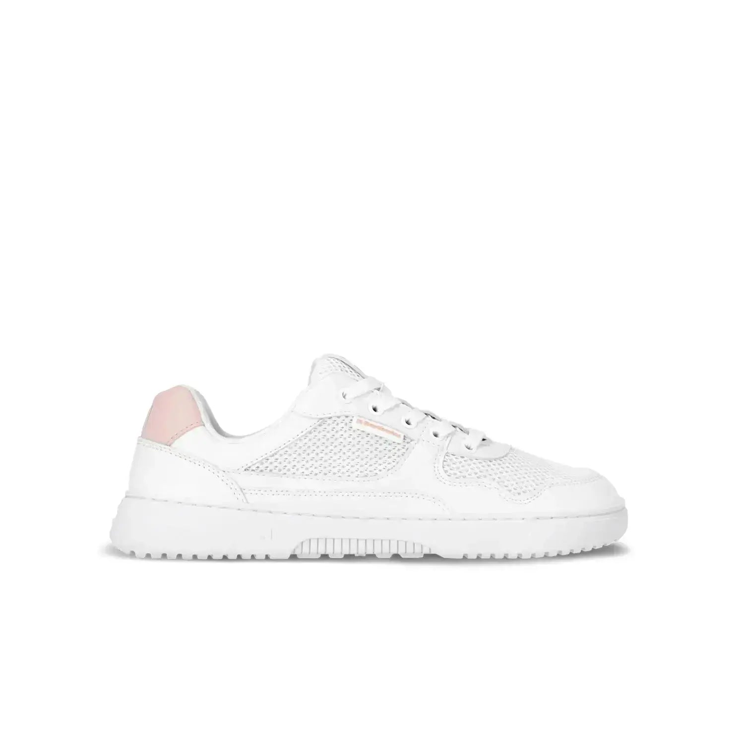 Barebarics - Zing Fresh White & Coral Pink - Zapatillas barefoot frescas unisex rosas