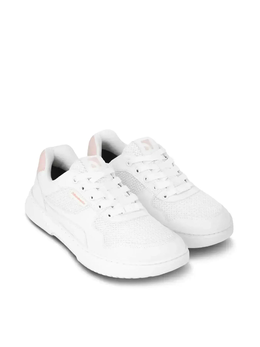 Barebarics - Zing Fresh White & Coral Pink - Zapatillas barefoot frescas unisex rosas