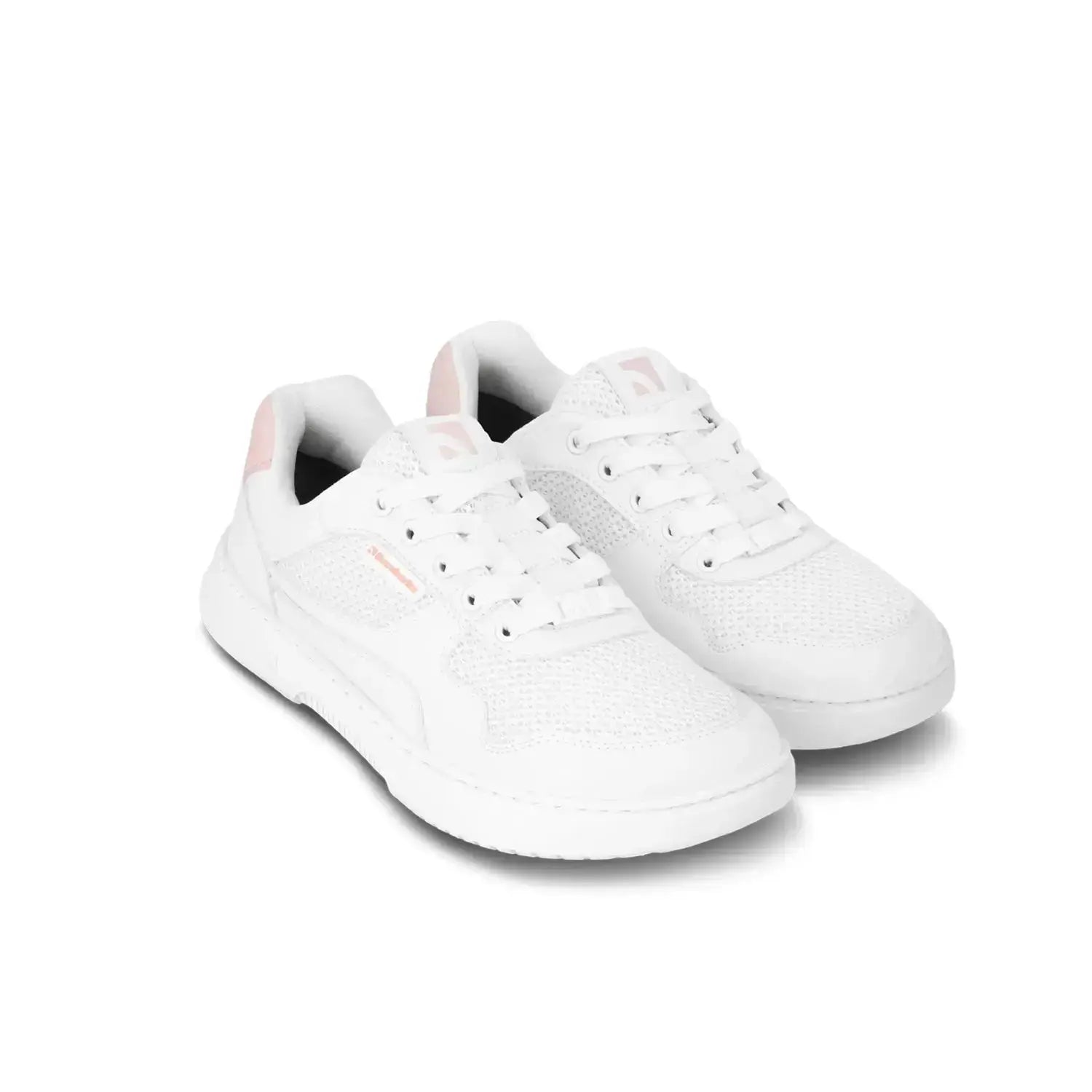 Barebarics - Zing Fresh White & Coral Pink - Zapatillas barefoot frescas unisex rosas