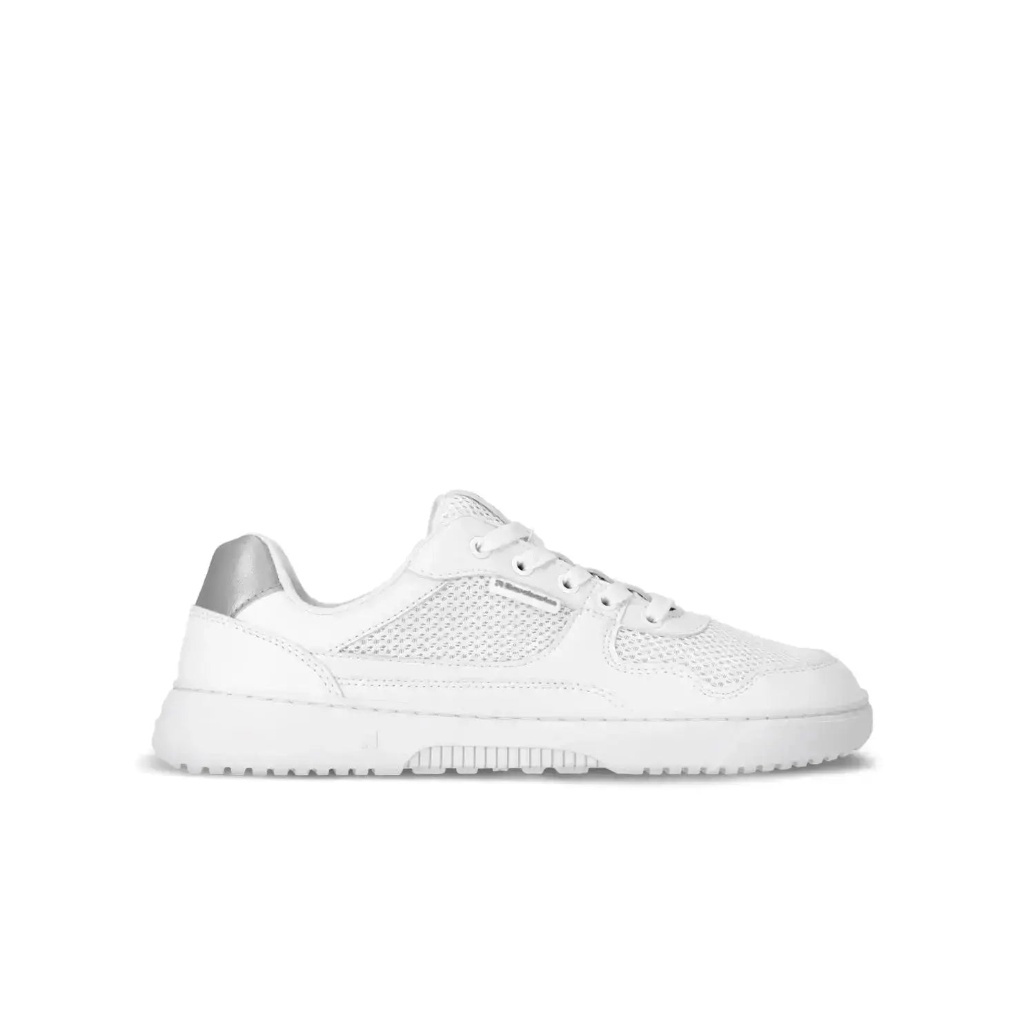 Barebarics - Zing Fresh White & Silver - Zapatillas barefoot frescas unisex blanco y plata