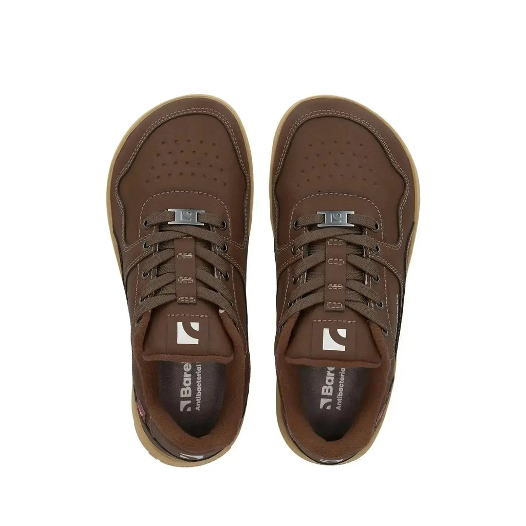 Barebarics - Zing Frost Dark Brown - Zapatillas barefoot de invierno unisex marrones