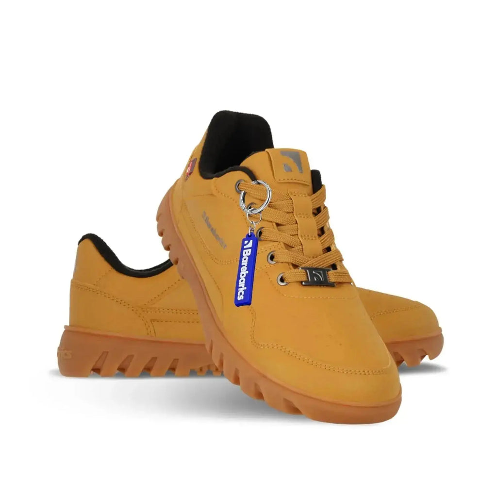 Barebarics - Zing Frost Light Caramel - Zapatillas barefoot de invierno unisex caramelo