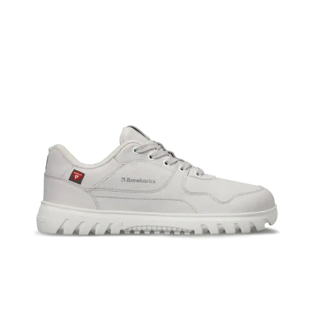 Barebarics - Zing Frost Light Grey - Zapatillas barefoot de invierno unisex gris claro
