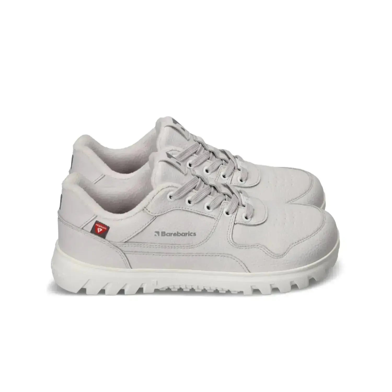 Barebarics - Zing Frost Light Grey - Zapatillas barefoot de invierno unisex gris claro