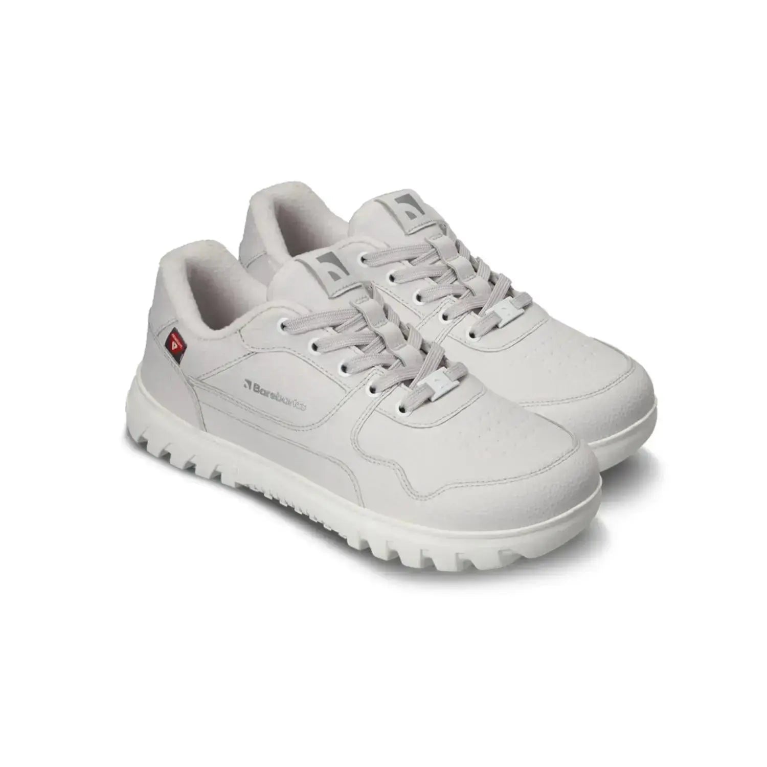 Barebarics - Zing Frost Light Grey - Zapatillas barefoot de invierno unisex gris claro