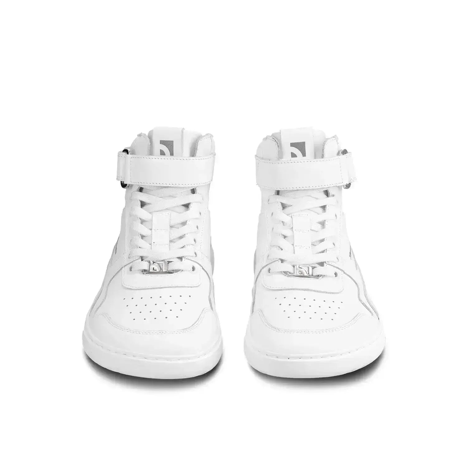 Barebarics - Zing High Top Tout Blanc Cuir - Bottines de sport barefoot